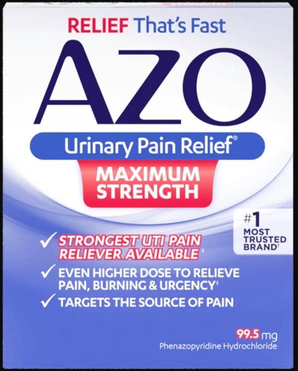 AZO Urinary Pain Relief Maximum Strength – 12 Tablets