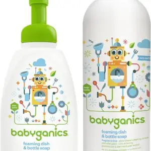 Babyganics Foaming Dish & Bottle Soap – 16 oz