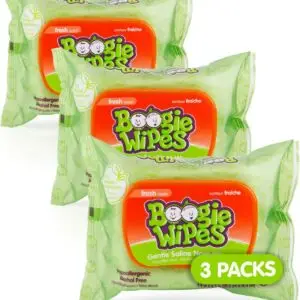 Boogie Wipes Saline Nose Wipes – 90 ct