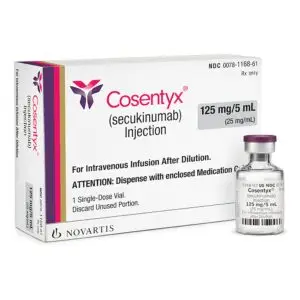 Cosentyx (Secukinumab) Injection – 150 mg/mL