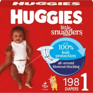 Huggies Little Snugglers Diapers – Size 1, 198 ct