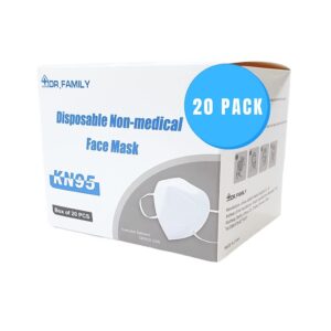 KN95 Face Masks – 20 Pack (5-Layer, Non-Medical)