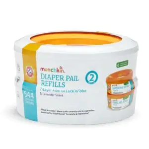 Munchkin Arm & Hammer Diaper Pail Refill Bags – 20 ct