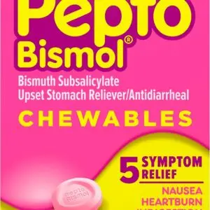 Pepto-Bismol Chewable Tablets – 48 Tabs